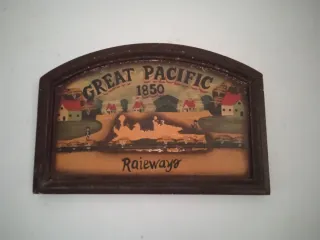 Cartel antiguo Great Pacific 1850