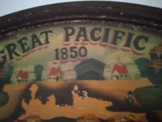 Cartel antiguo Great Pacific 1850