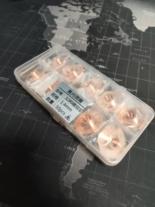 Boquilla Corte Láser M14 Doble 1.4 x10