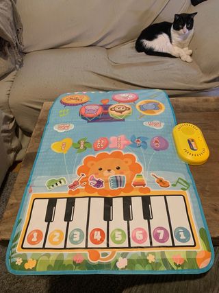 Alfombra Musical Infantil Piano y Batería
