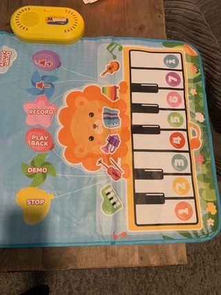 Alfombra Musical Infantil Piano y Batería