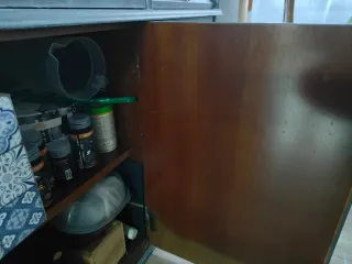 Mueble TV salón madera