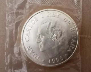 Moneda 2000 Pesetas Plata 1995 Conmemorativa