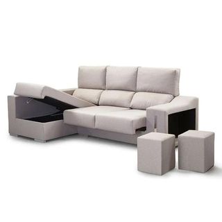 SOFA CHAISE LONG BEIGE