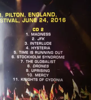 Muse - Glastonbury 2016 - 2CD