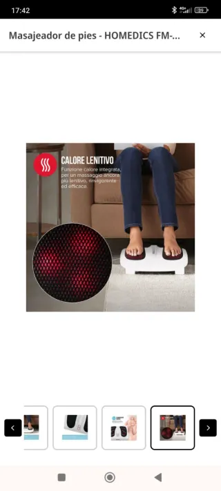 Masajeador de pies HoMedics