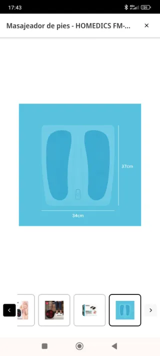 Masajeador de pies HoMedics