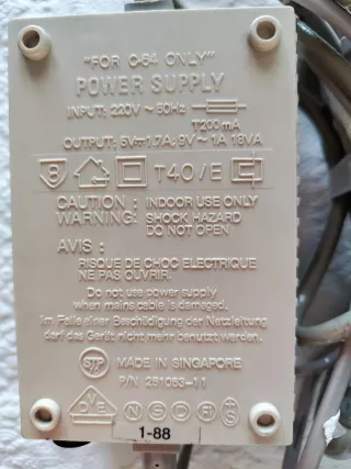 Fuente Alimentación Commodore 64