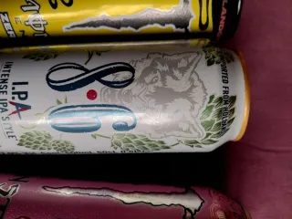 3 Lattine Vuote Monster Energy e IPA