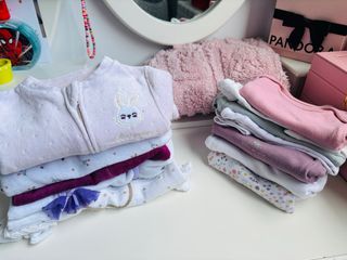 Lote Ropa Bebé Niña Bodies  Pijamas  Buzo