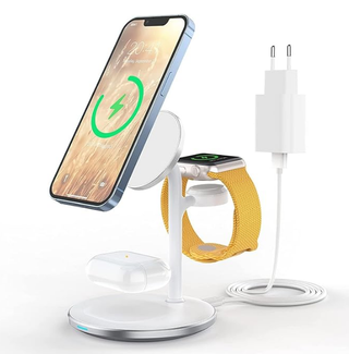 Cargador Inalámbrico 3 en 1 iPhone/Watch/Airpods