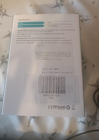 Cargador Inalámbrico 3 en 1 iPhone/Watch/Airpods