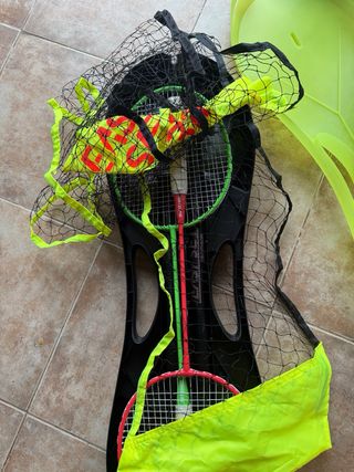 Pack Bádminton: Raquetas, Red y Pelota