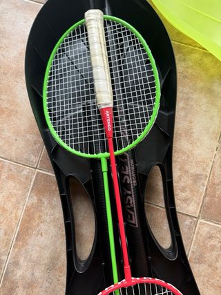 Pack Bádminton: Raquetas, Red y Pelota