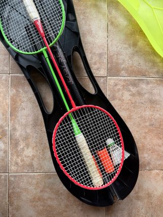 Pack Bádminton: Raquetas, Red y Pelota
