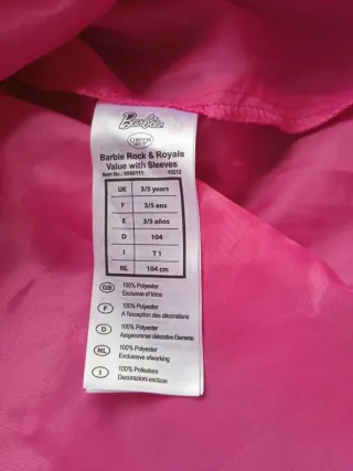 Disfraz Barbie Niña