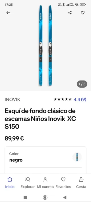 Esquís de fondo Inovik XC S150 Niños
