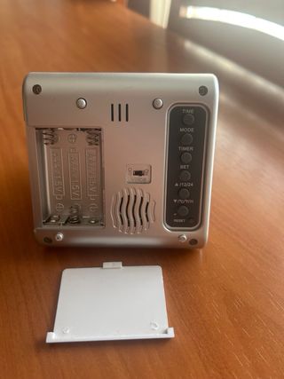 Reloj TWINS Plata y Blanco