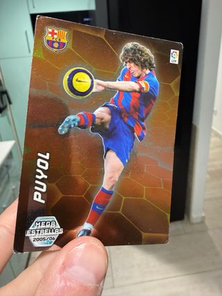 Cromo Panini Puyol - Mega Estrellas 2005/06 FCB