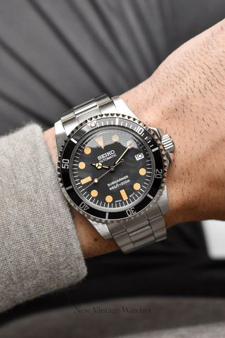 Seiko Submariner NH35 Mod Automático Vintage