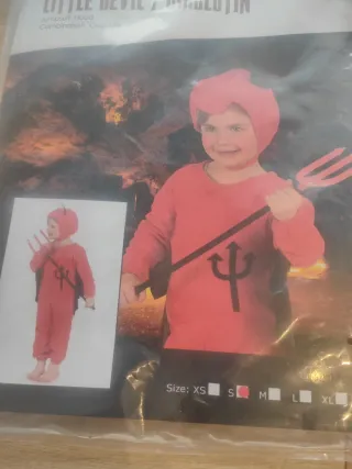 Disfraz Diablito Rojo Talla Pequeña
