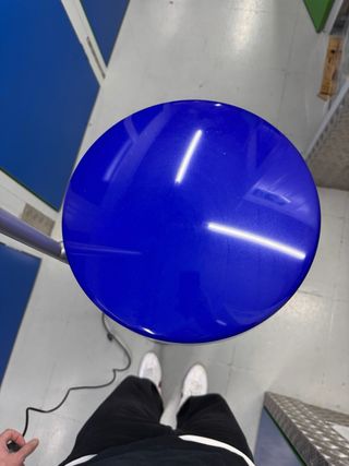 Lámpara de pie Metalarte vintage azul