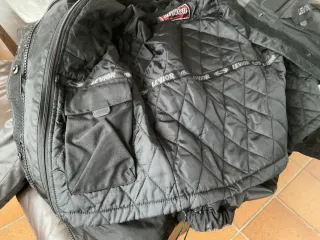 Cazadora Invierno Moto Mujer Negra/Gris