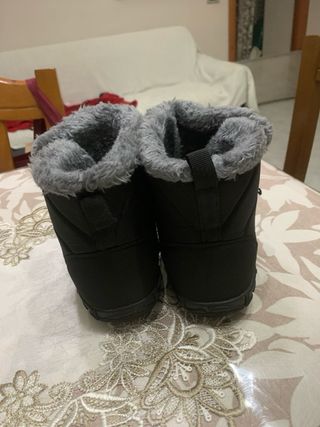 Stivali da neve imbottiti neri