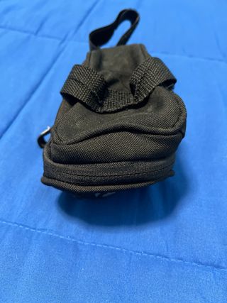 Bolsa sillín bicicleta negra