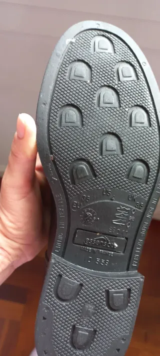 Botas de goma negras Talla 36