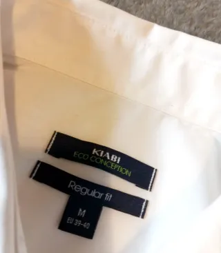 Camisa Hombre Blanca Manga Larga