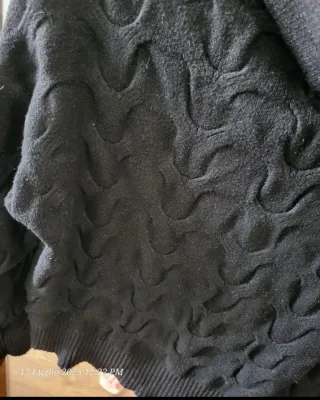 Maglione collo alto nero