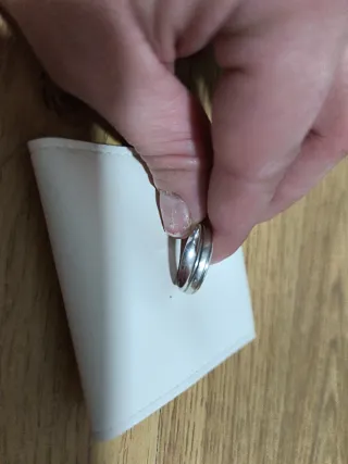 Anillo de compromiso plata mujer