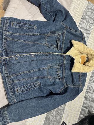 Chaqueta vaquera borrego Pull&Bear Talla L