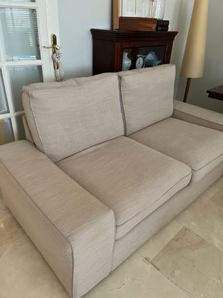 Sofá KIVIK 2 plazas IKEA beige