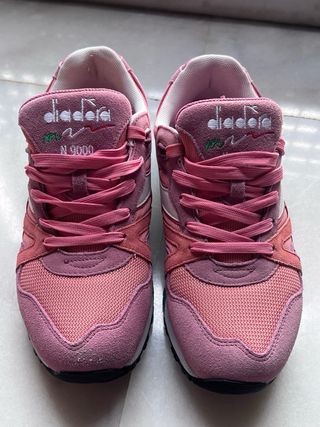 Zapatillas Diadora rosas y turquesa