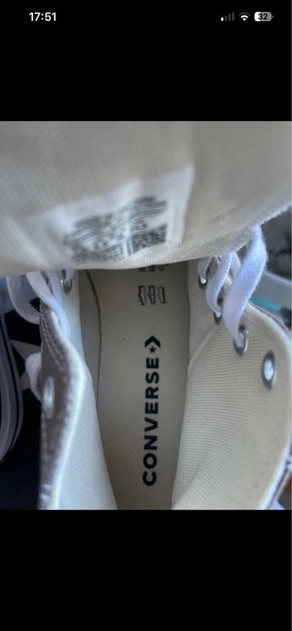 Zapatillas Converse plataforma grises talla 38