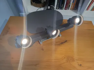 Luminaria 3 focos dirigibles