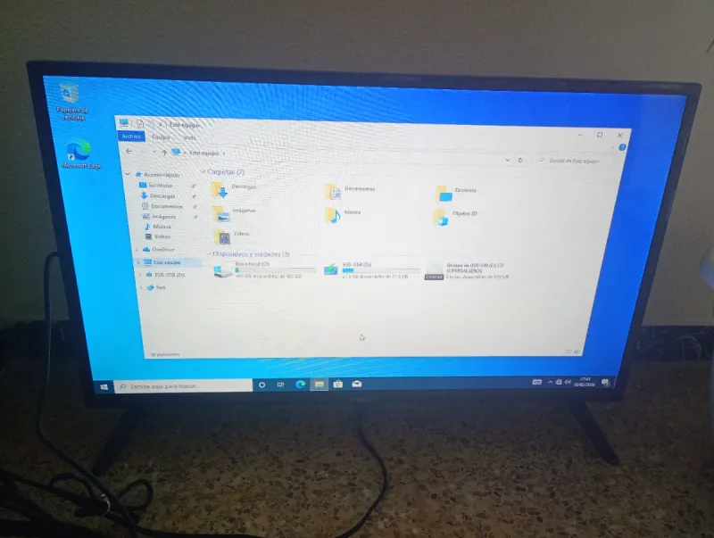 Ordenador HP ProDesk 400 SFF Negro afbeelding 2