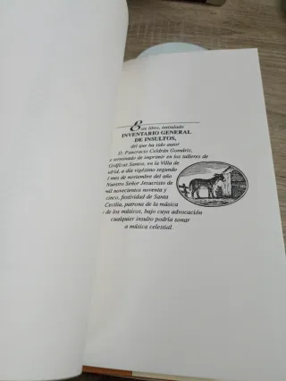 Inventario General De Insultos/ General Invento...