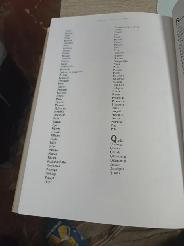 Inventario General De Insultos/ General Invento...