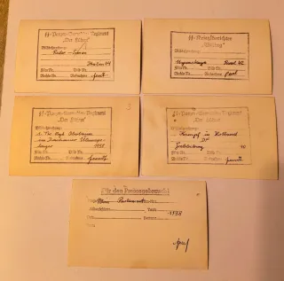 Militaria Waffen SS fotografias Originais