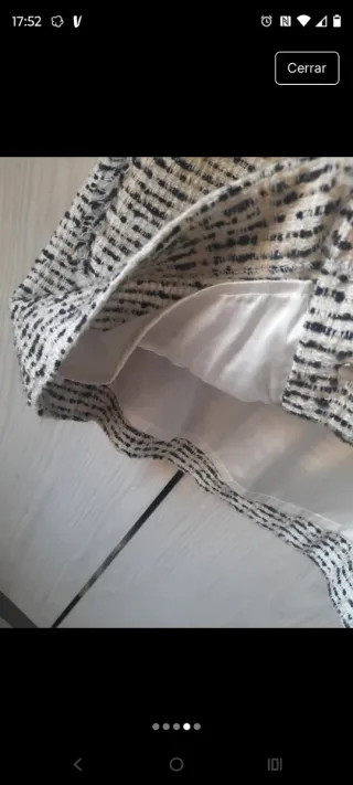 Minifalda Tweed Mango