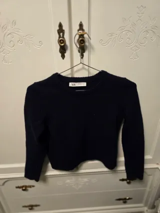 Jersey azul Zara 100% lana