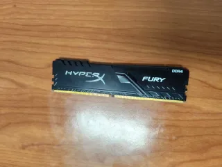 RAM HyperX Fury DDR4 8GB + RAM SK hynx DDR4 4GB