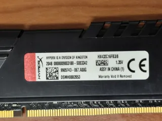 RAM HyperX Fury DDR4 8GB + RAM SK hynx DDR4 4GB