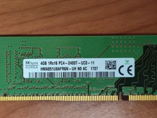 RAM HyperX Fury DDR4 8GB + RAM SK hynx DDR4 4GB