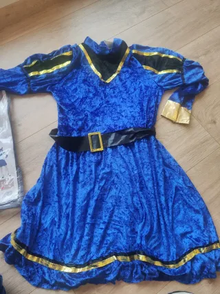 Disfraz paje real mujer talla única