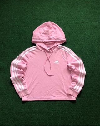 Sudadera corta Adidas rosa