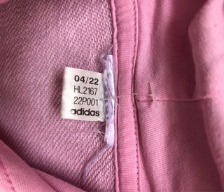 Sudadera corta Adidas rosa